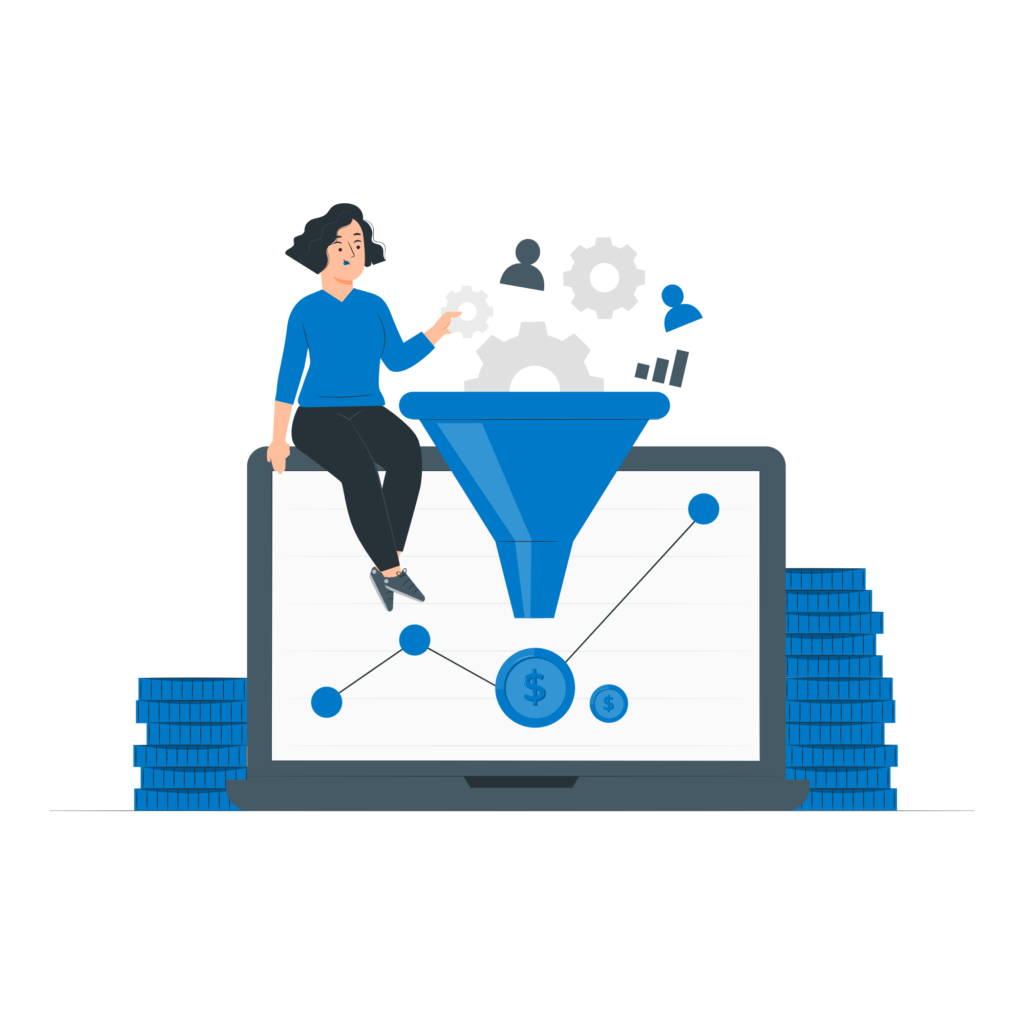 Conversion rate optimization with CRM - illustration