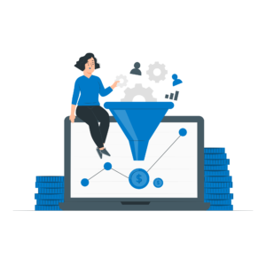 Conversion rate optimization with CRM - illustration