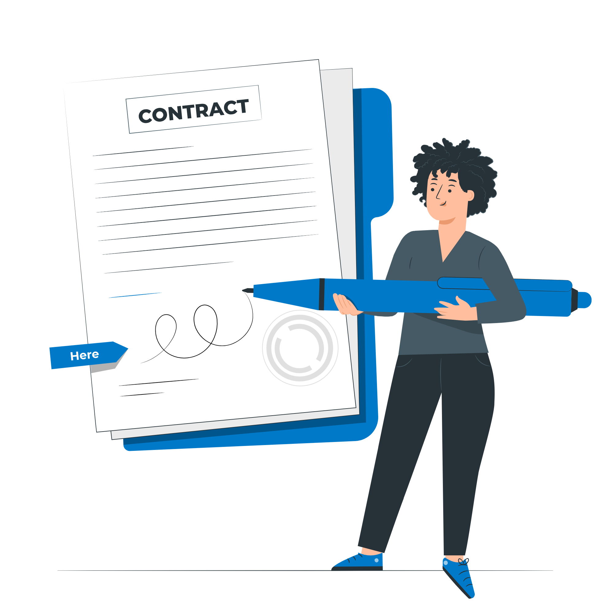 Signing a contract-pana - Sukam Apps Services