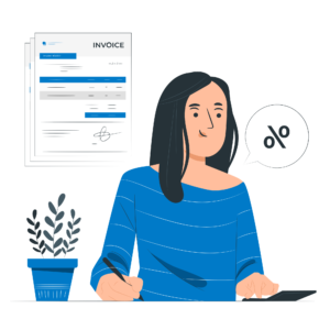 Invoice and billing - Sukam Apps CRM illustration