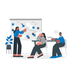 Project and task management in CRM - illustration