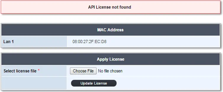 Telephony API integration form