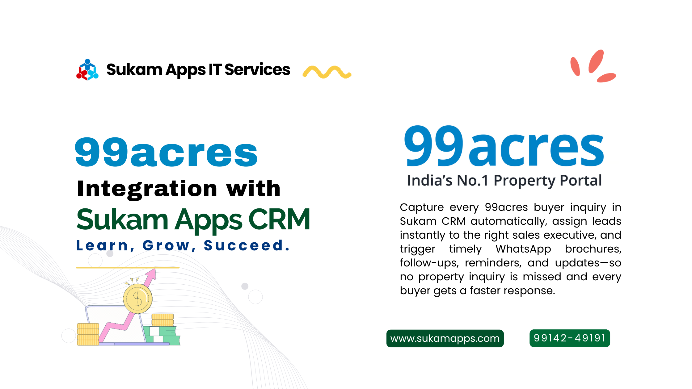 99acres integration - Sukam Apps IT Services