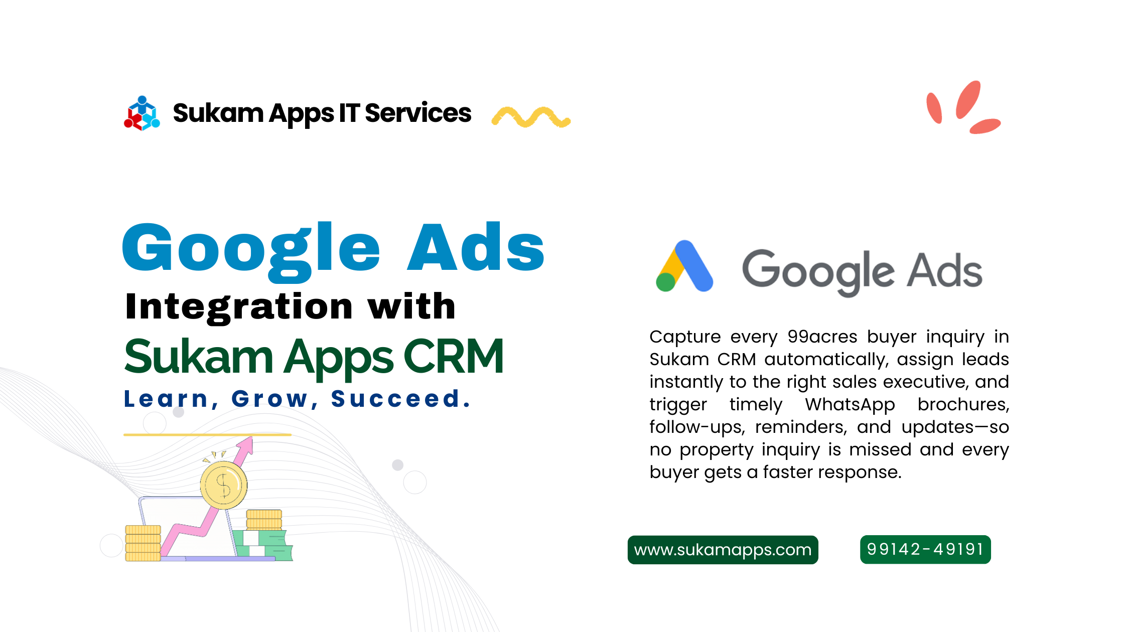 Google Ads integration - Sukam Apps IT Services