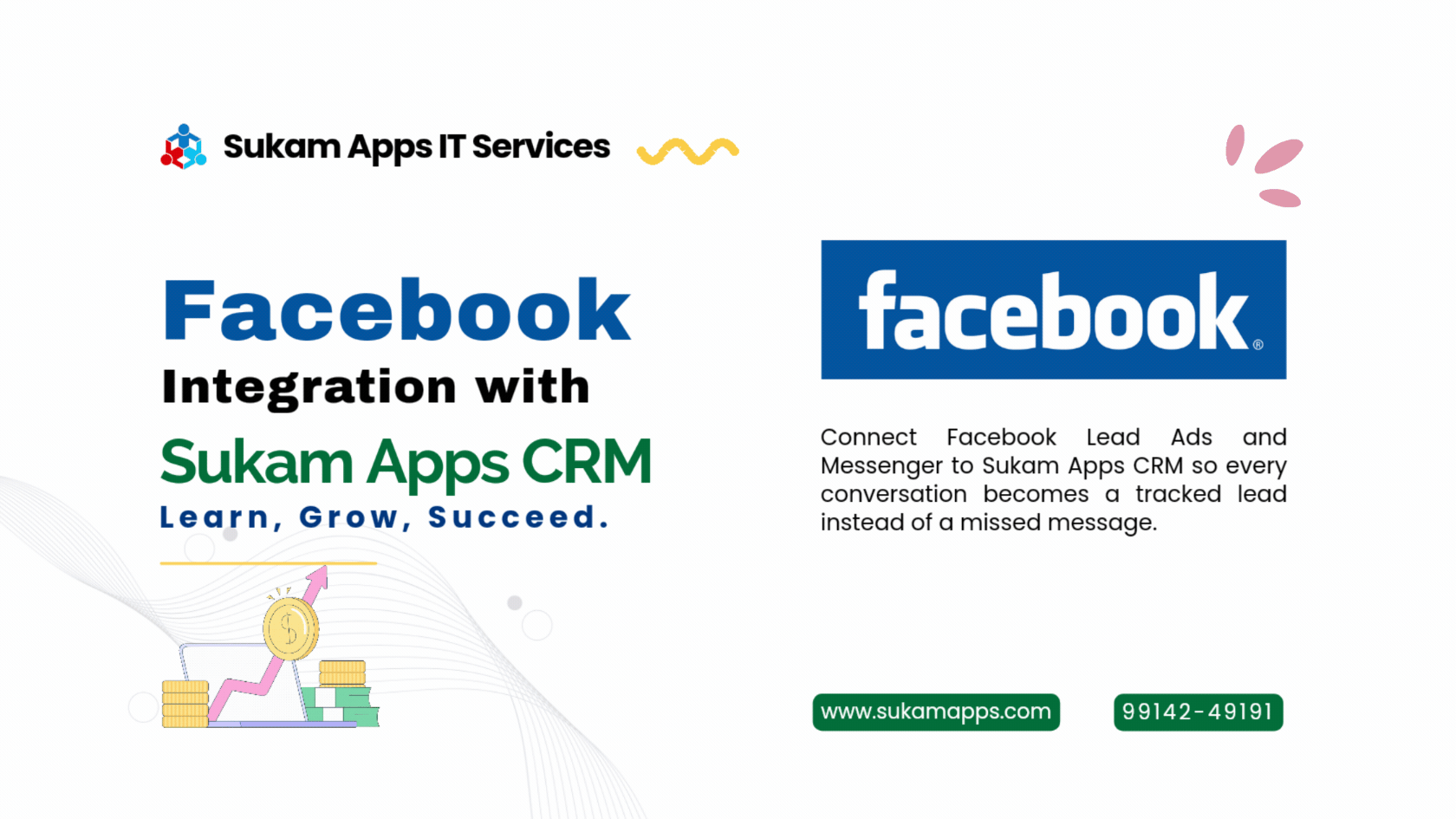 Facebook integration with Sukam Apps CRM