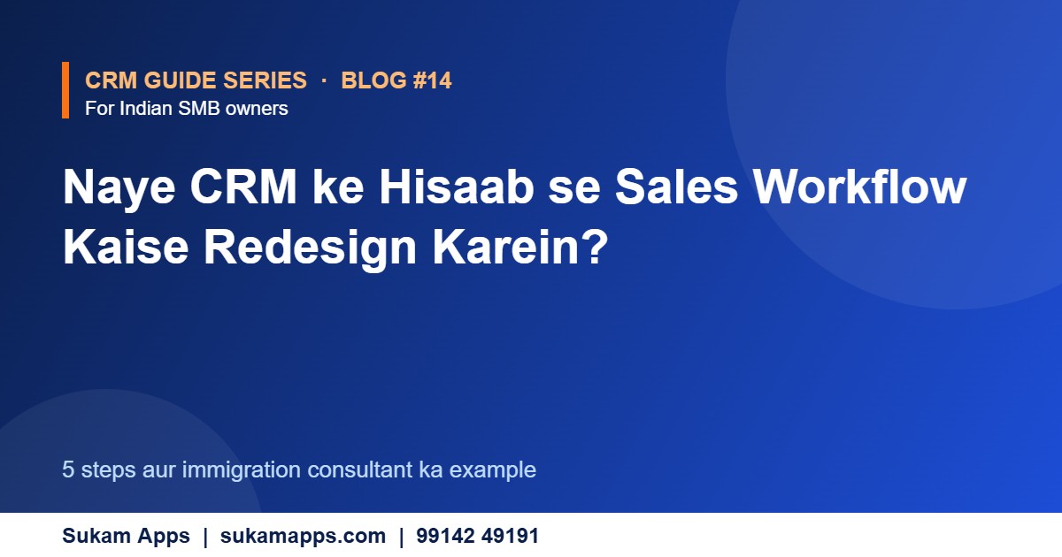 How to Define Your Sales Process Before CRM Implementation - Sukam Apps